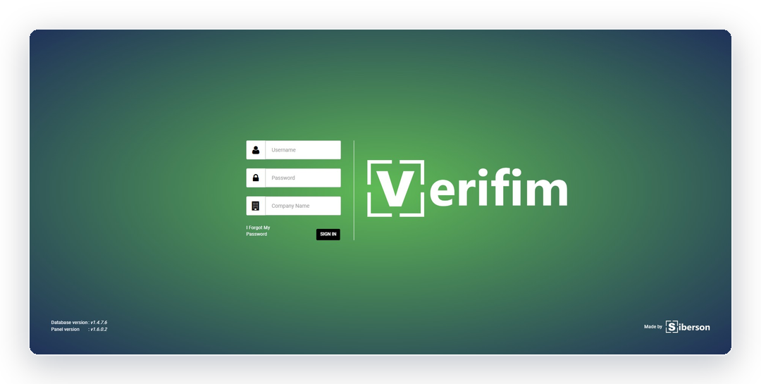 Verifim multi-tenant on-premises login